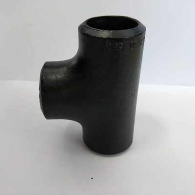 De zwarte Geschilderde van het T-stukcs 48 van ASME B16.9 Gelijke Dwarsmontage van de de Duimasme B16.47 BW Pijp