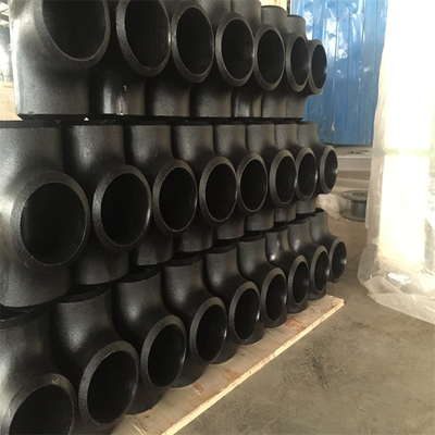 ANSI B16.9 Koolstofstaalt-stukken 150LB 4 X 2 duim Sch 40 Verminderend T-stuk