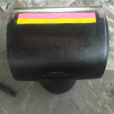 ANSI B16.9 Koolstofstaalt-stukken 150LB 4 X 2 duim Sch 40 Verminderend T-stuk